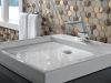 DELTA Pivotal Single Handle Bathroom Faucet — Lumicoat® Chrome