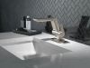 DELTA Pivotal Single Handle Bathroom Faucet — Lumicoat® Stainless