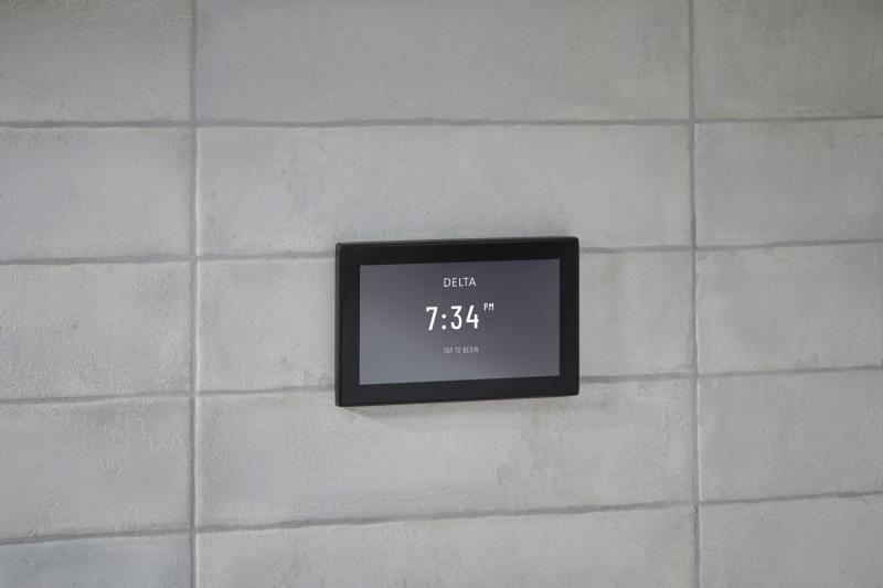 DELTA Universal Showering Components Unilateral Digital Steam Package — Matte Black