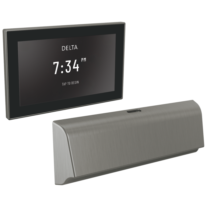 DELTA Universal Showering Components Unilateral Digital Steam Package — Lumicoat® Black Stainless