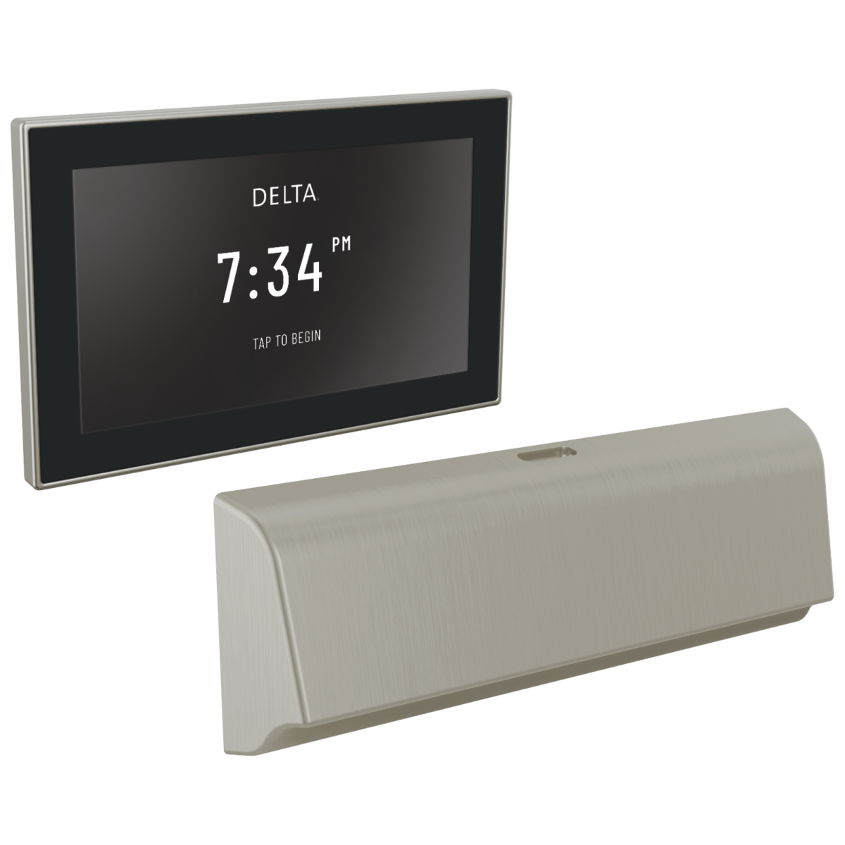 DELTA Universal Showering Components Unilateral Digital Steam Package — Lumicoat® Stainless
