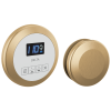 DELTA Universal Showering Components Round Steam Package — Lumicoat® Champagne Bronze