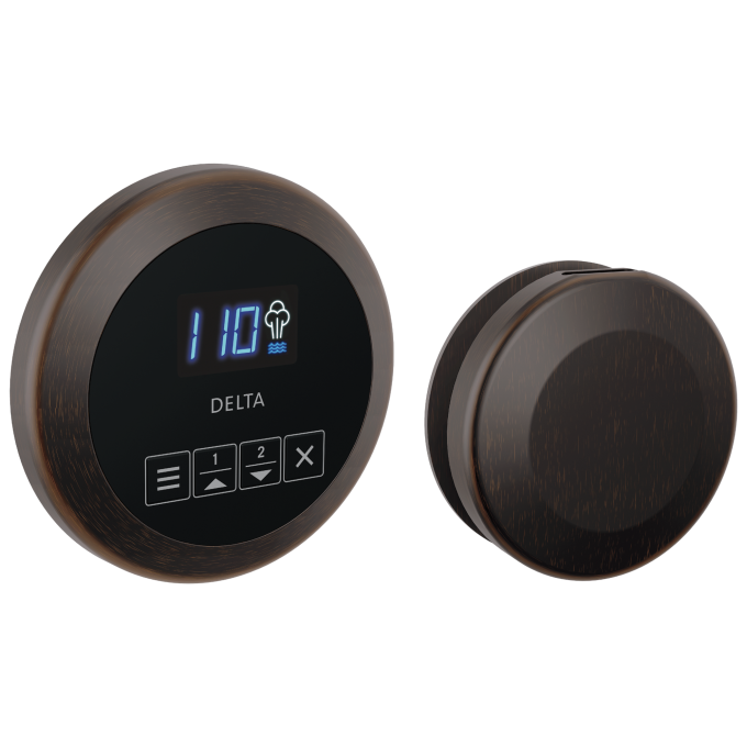 DELTA Universal Showering Components Round Steam Package — Venetian Bronze