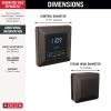 DELTA Universal Showering Components Square Steam Package — Venetian Bronze
