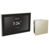 DELTA Universal Showering Components Square Digital Steam Package — Lumicoat® Polished Nickel