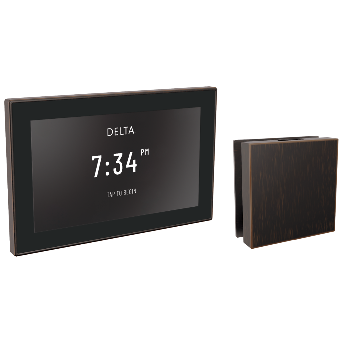 DELTA Universal Showering Components Square Digital Steam Package — Venetian Bronze