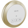 DELTA Universal Showering Components Round Exterior Steam Control — Lumicoat® Polished Nickel