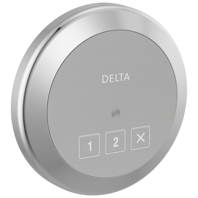 DELTA Universal Showering Components Round Exterior Steam Control — Lumicoat® Chrome