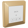 DELTA Universal Showering Components Square Exterior Steam Control — Lumicoat® Champagne Bronze