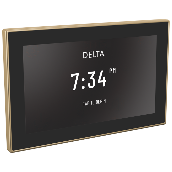 DELTA Universal Showering Components Digital Interface — Lumicoat® Champagne Bronze
