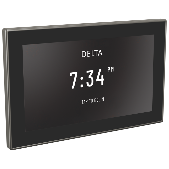 DELTA Universal Showering Components Digital Interface — Lumicoat® Black Stainless