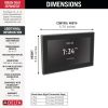 DELTA Universal Showering Components Digital Interface — Lumicoat® Black Stainless