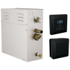DELTA Universal Showering Components SimpleSteam Kit - 4kW — Matte Black