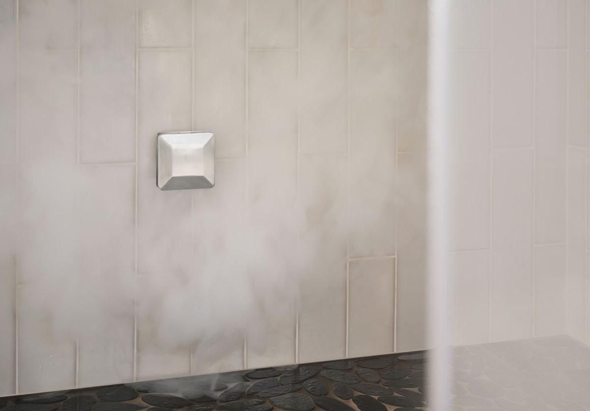 DELTA Universal Showering Components SimpleSteam Kit - 4kW — Lumicoat® Stainless