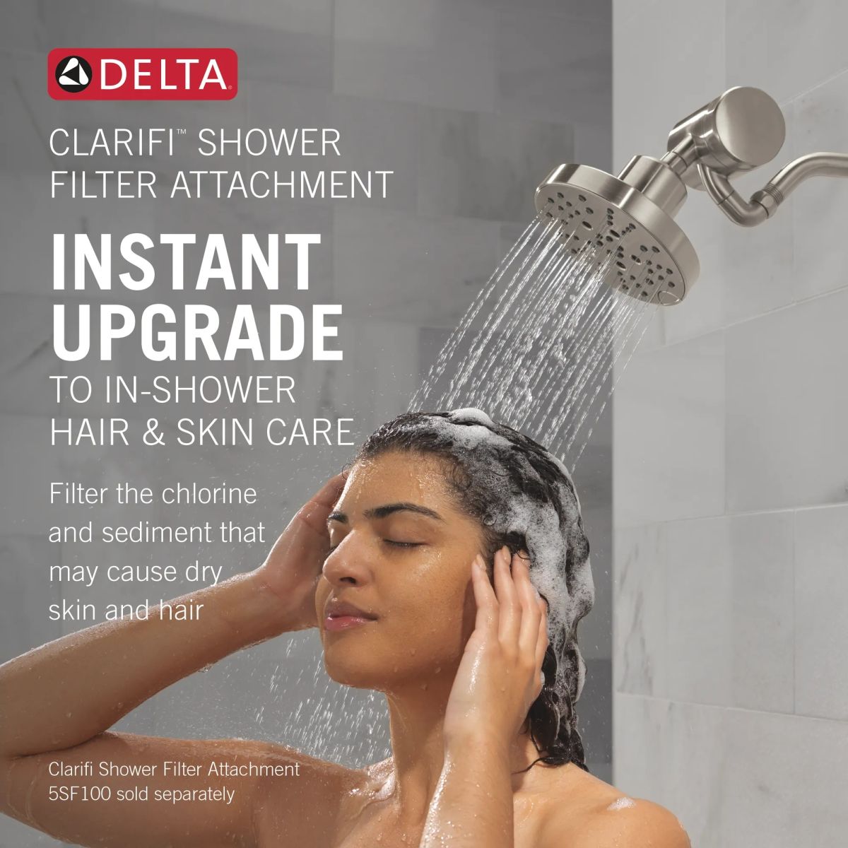 DELTA Clarifi Shower Filter Replacement Cartridge 2 Pack — Not Applicable