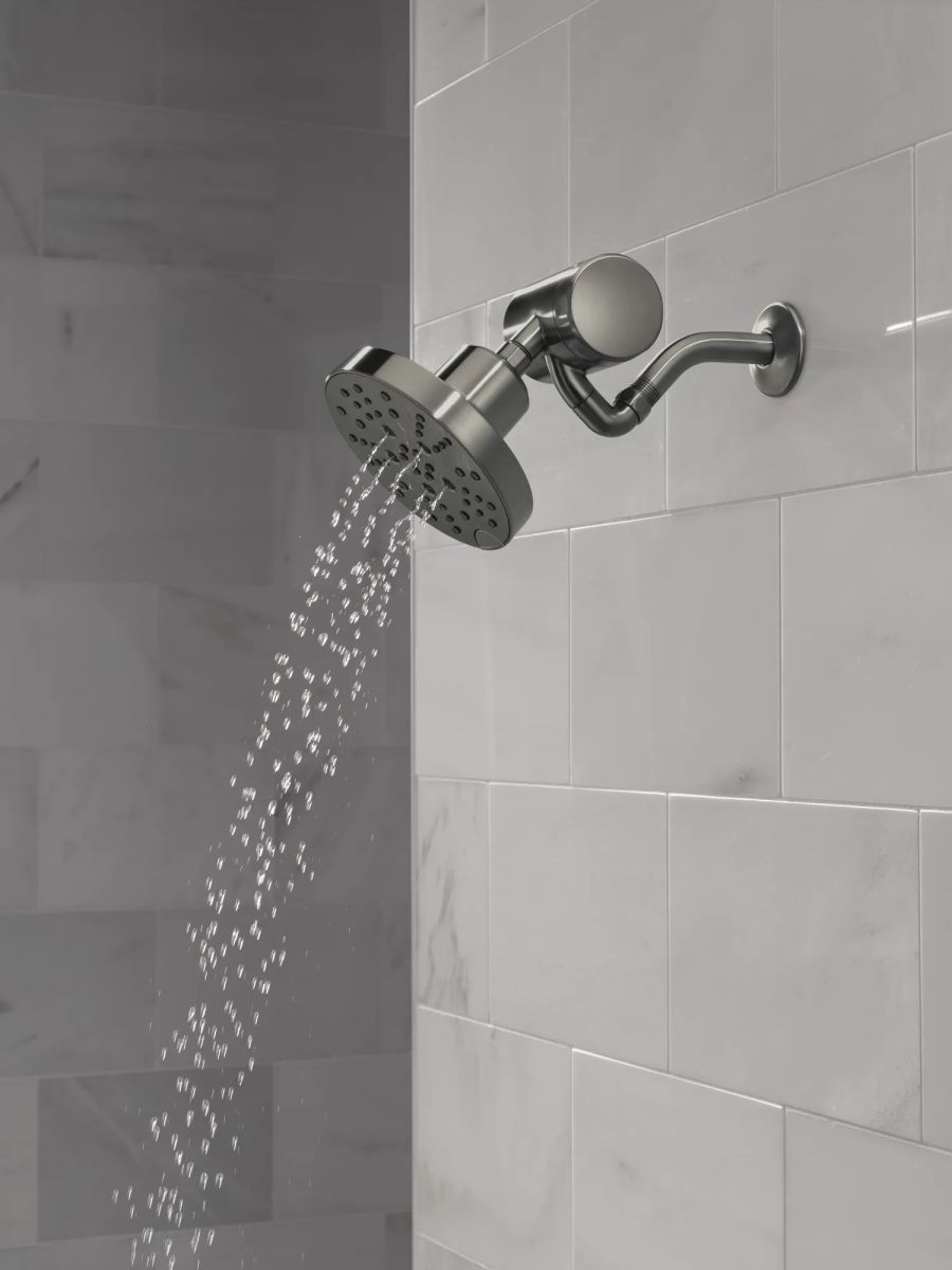 DELTA Clarifi Premium Shower Filter Attachment — Black Stainless