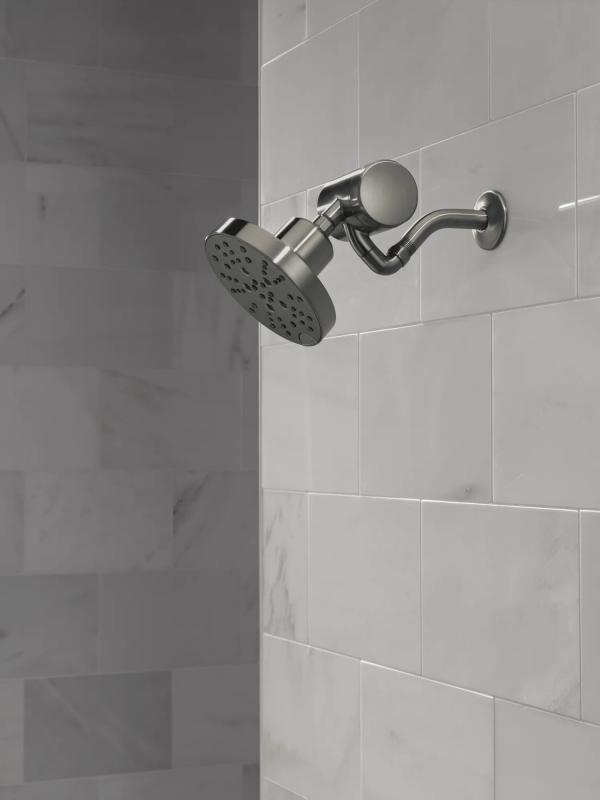 DELTA Clarifi Premium Shower Filter Attachment — Black Stainless