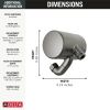 DELTA Clarifi Premium Shower Filter Attachment — Black Stainless