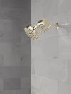 DELTA Universal Showering Components H2OKINETIC 5-Setting Contemporary Raincan Shower Head — Lumicoat® Polished Nickel