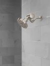 DELTA Universal Showering Components H2OKINETIC 5-Setting Contemporary Raincan Shower Head — Lumicoat® Stainless