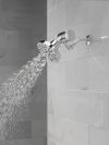 DELTA Universal Showering Components H2OKINETIC 5-Setting Contemporary Raincan Shower Head — Lumicoat® Chrome