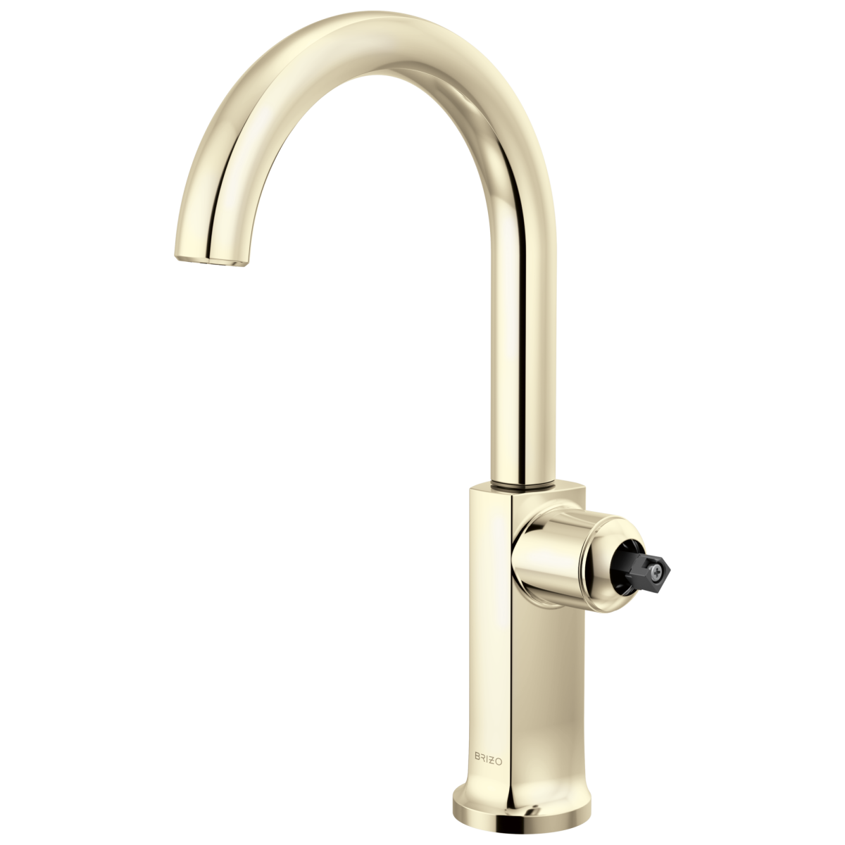 BRIZO Kintsu Bar Faucet with Arc Spout - Less Handle — Lumicoat® Polished Nickel