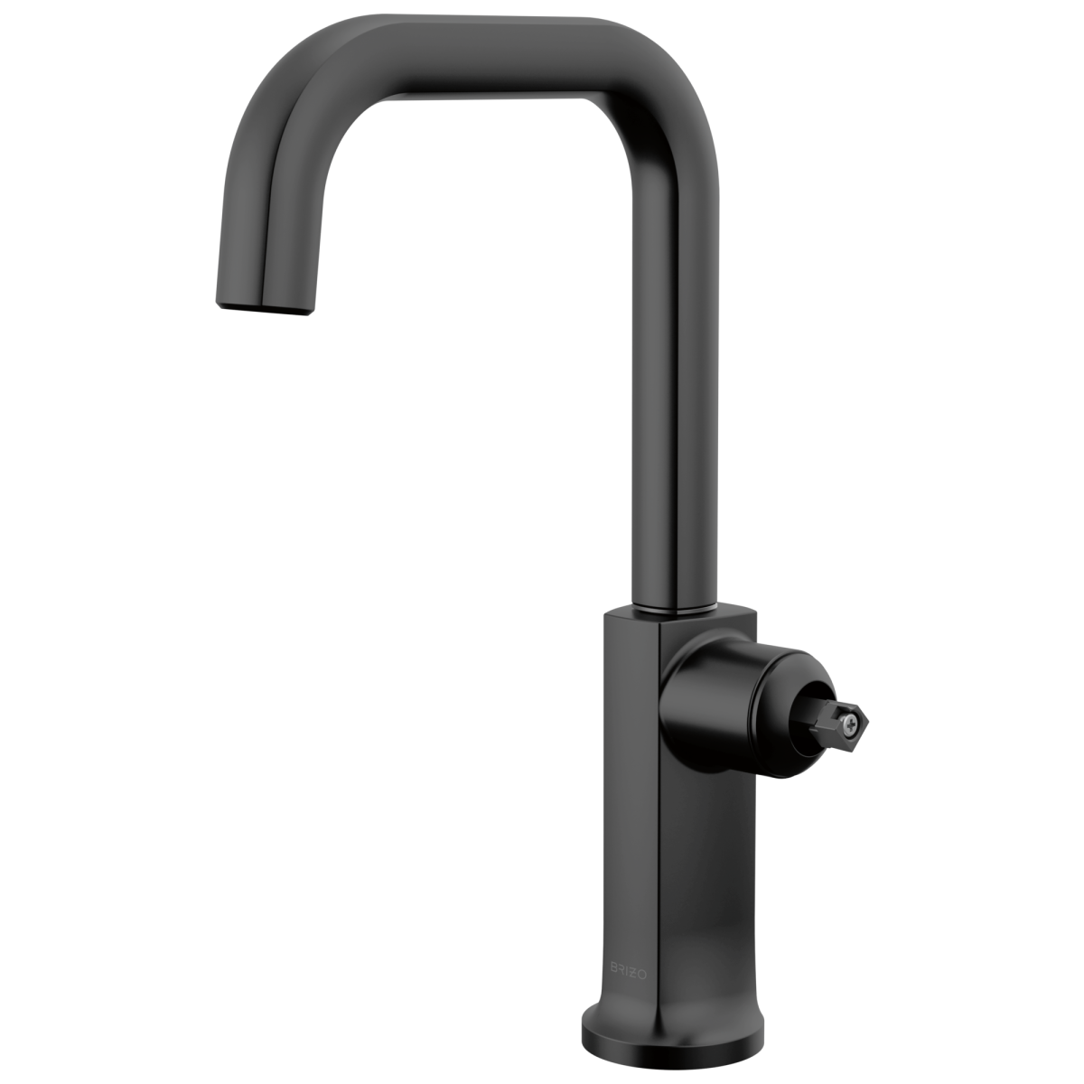 BRIZO Kintsu Bar Faucet with Square Spout — Matte Black