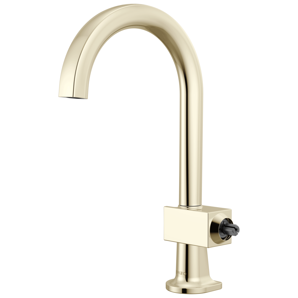 BRIZO Frank Lloyd Wright Bar Faucet with Arc Spout - Less Handle — Polished Nickel