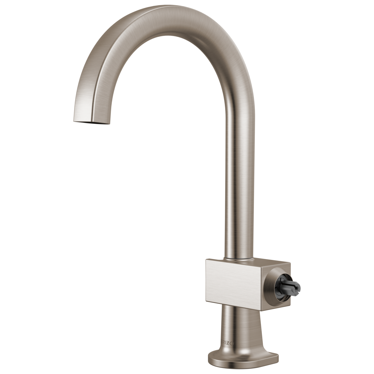 BRIZO Frank Lloyd Wright Bar Faucet with Arc Spout - Less Handle — Stainless