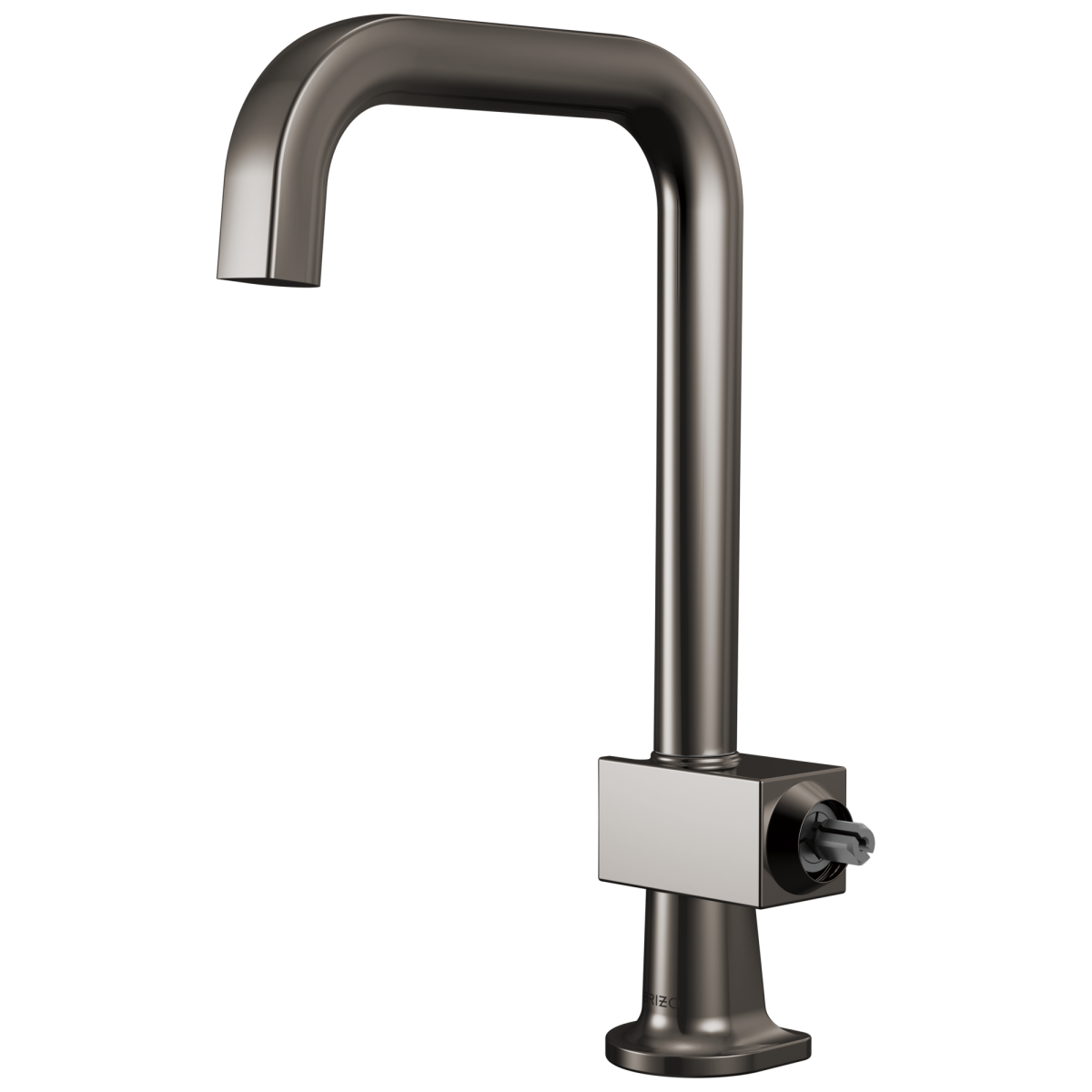 BRIZO Frank Lloyd Wright Bar Faucet with Square Spout - Less Handle — Brilliance Black Onyx