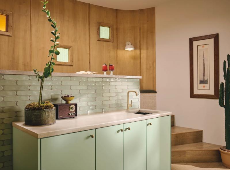 BRIZO Frank Lloyd Wright Bar Faucet Offset Lever Handle Kit — Luxe Gold