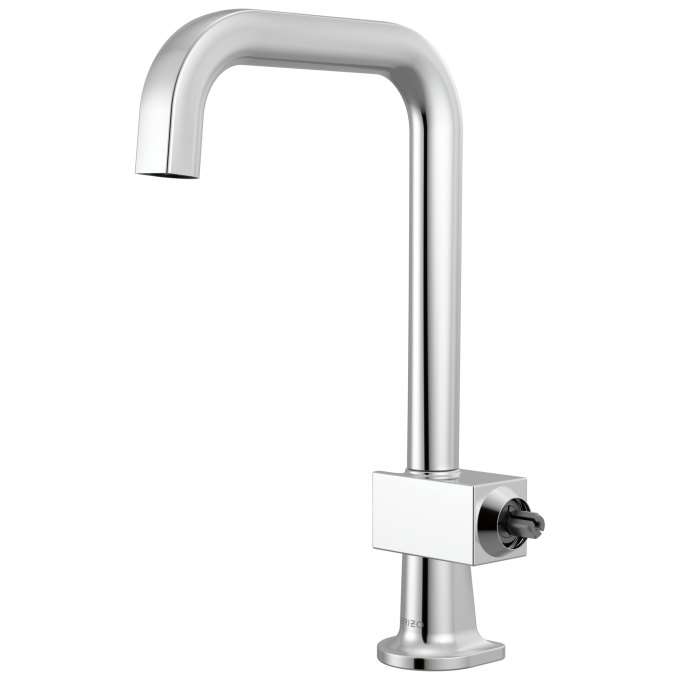 BRIZO Frank Lloyd Wright Bar Faucet with Square Spout - Less Handle — Chrome