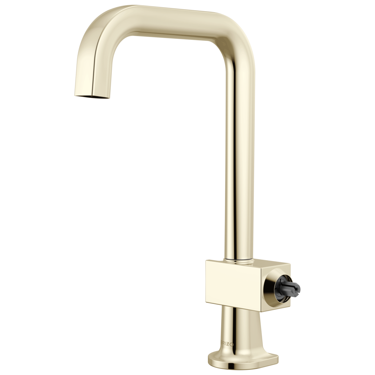 BRIZO Frank Lloyd Wright Bar Faucet with Square Spout - Less Handle — Polished Nickel