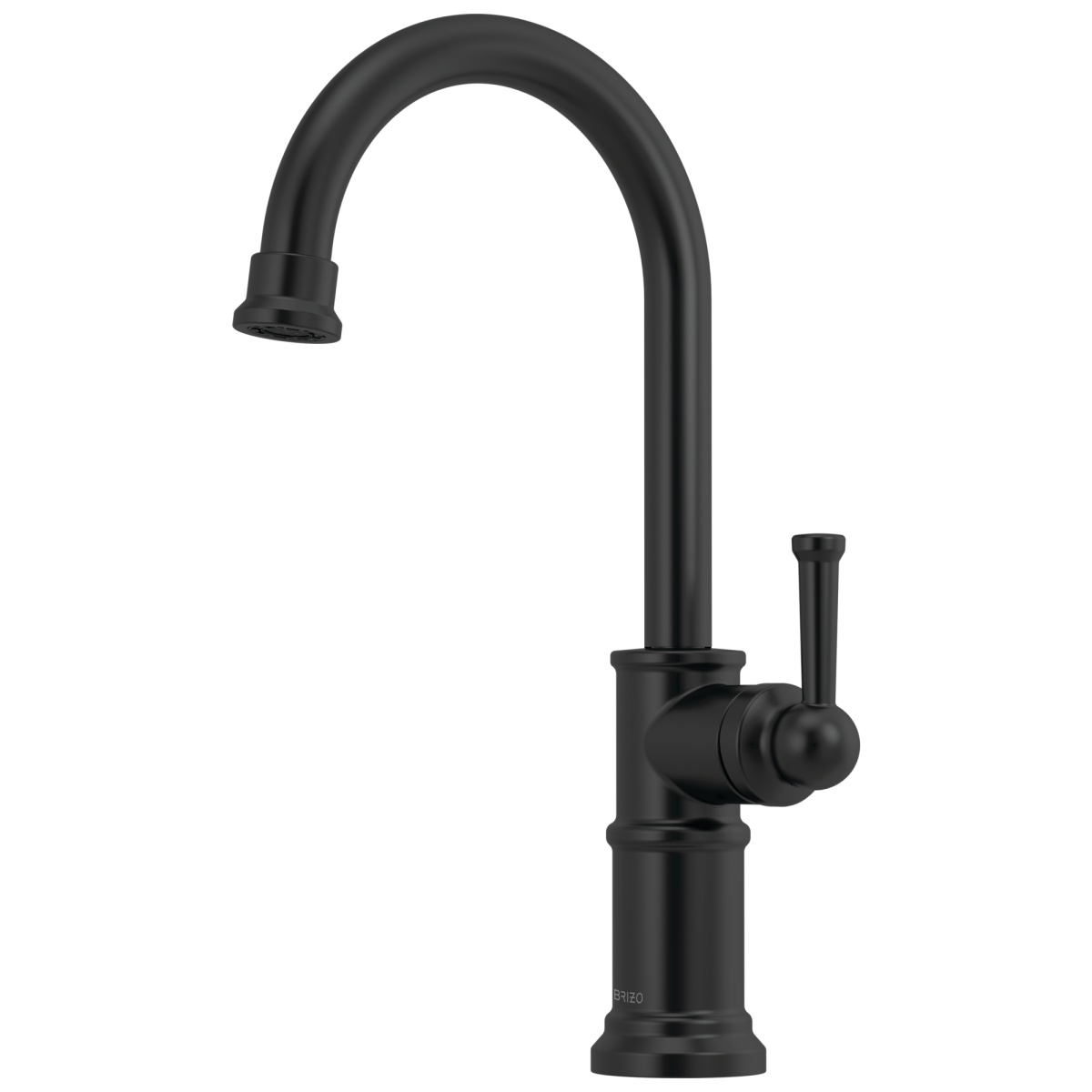 BRIZO Artesso Single Handle Bar Faucet — Matte Black