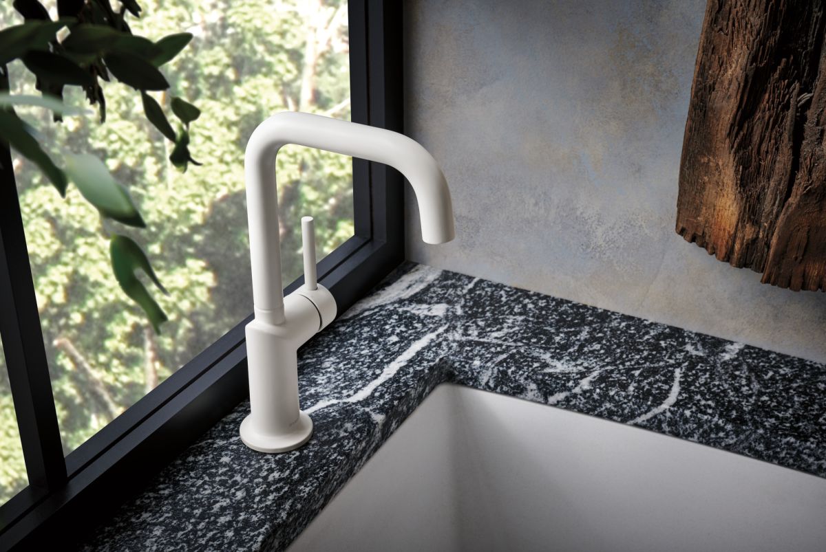 BRIZO Jason Wu for BRIZO Bar Faucet Metal Lever Handle Kit — Matte White