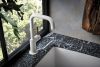 BRIZO Jason Wu for BRIZO Bar Faucet Wood Lever Handle Kit — Matte White / Wood