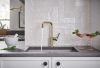 BRIZO Odin Bar Faucet with Square Spout - Less Handle — Polished Nickel