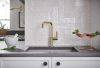 BRIZO Odin Bar Faucet with Square Spout - Less Handle — Polished Nickel