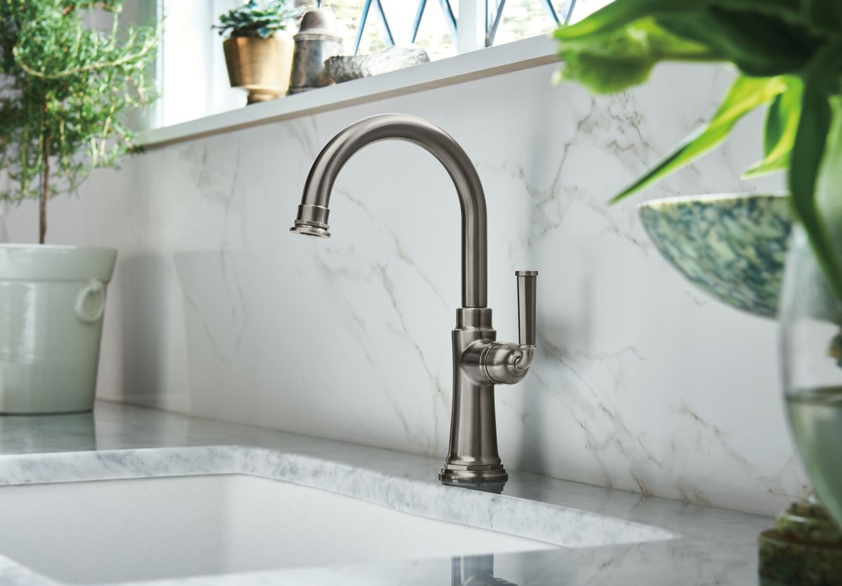 BRIZO Rook Bar Faucet — Luxe Steel