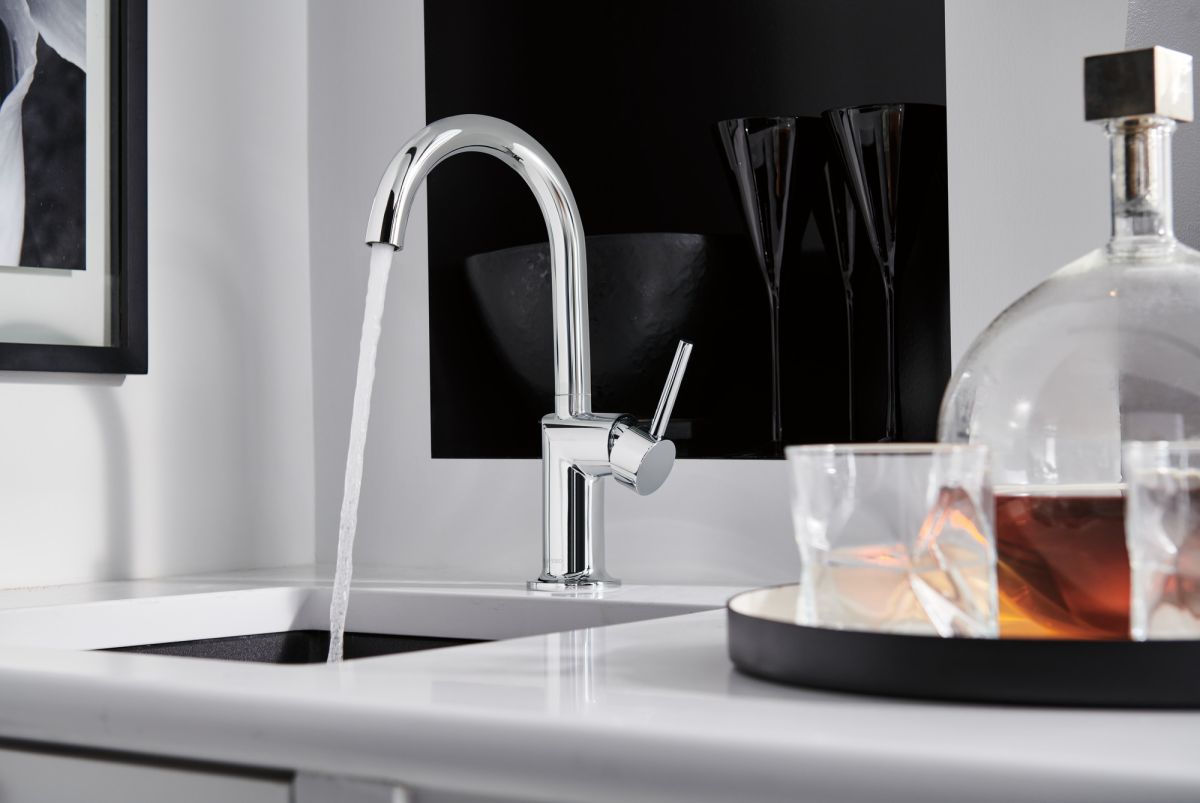 BRIZO Odin Bar Faucet Metal Lever Handle Kit — Chrome