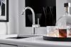 BRIZO Odin Bar Faucet with Arc Spout - Less Handle — Chrome