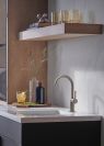 BRIZO Odin Bar Faucet with Arc Spout - Less Handle — Luxe Steel