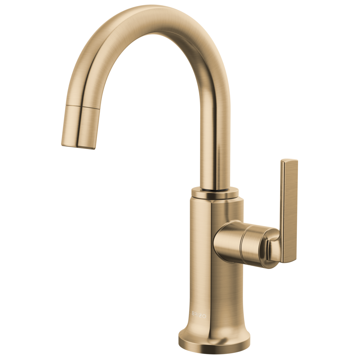 BRIZO Kintsu Beverage Faucet with Arc Spout — Lumicoat® Luxe Gold