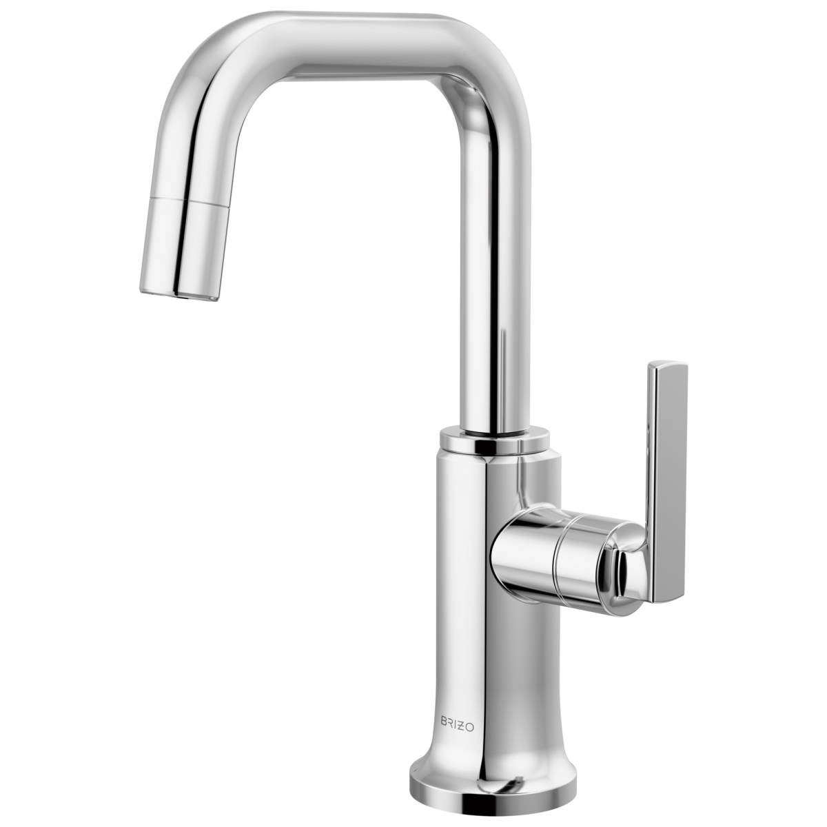 BRIZO Kintsu Beverage Faucet with Square Spout — Lumicoat® Chrome