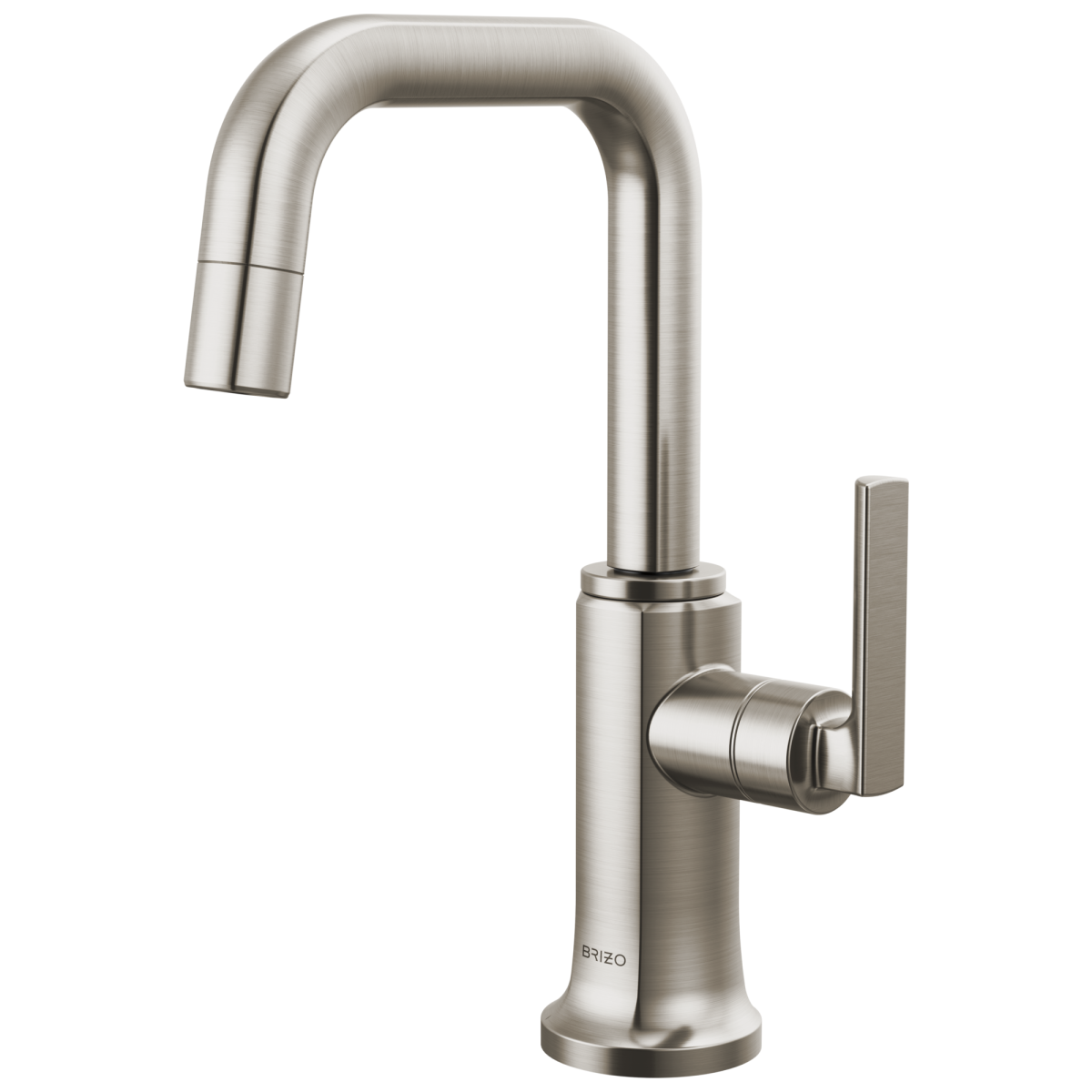 BRIZO Kintsu Beverage Faucet with Square Spout — Lumicoat® Stainless