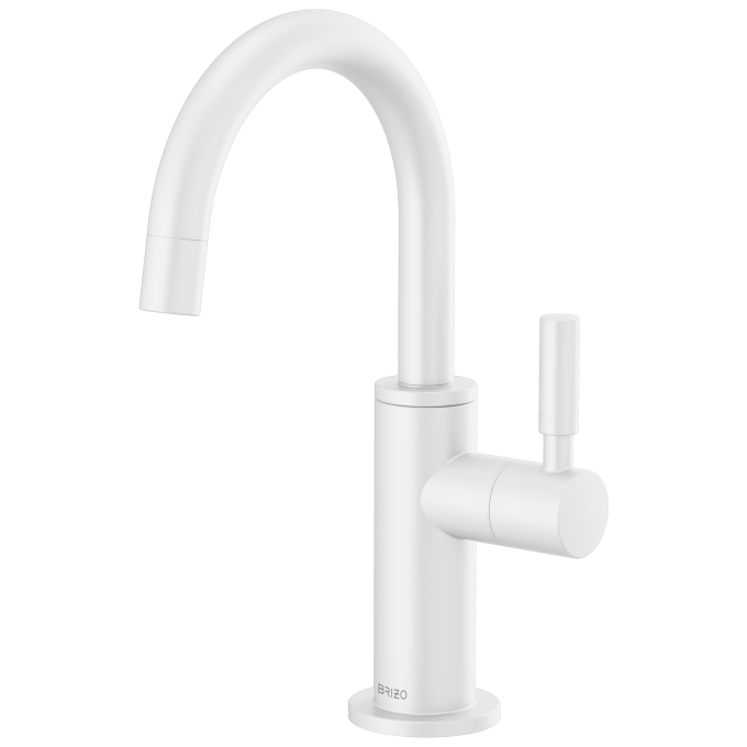 BRIZO Jason Wu for BRIZO Beverage Faucet with Arc Spout — Matte White