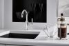 BRIZO Odin Instant Hot Faucet with Arc Spout — Chrome