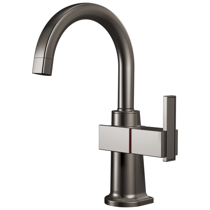 BRIZO Frank Lloyd Wright Instant Hot Faucet with Arc Spout — Brilliance Black Onyx