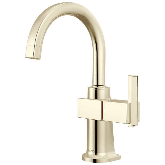 BRIZO Frank Lloyd Wright Instant Hot Faucet with Arc Spout — Polished Nickel