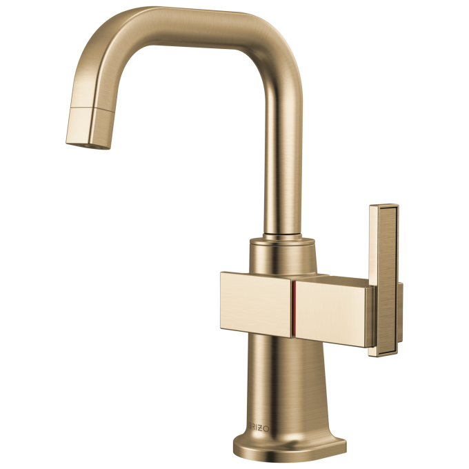 BRIZO Frank Lloyd Wright Instant Hot Faucet with Square Spout — Luxe Gold
